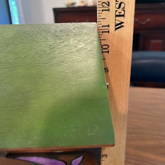 Jim Shore Heartwood Creek 2007 nativity creche manger wooden patchwork quilt - Picture 10 of 12